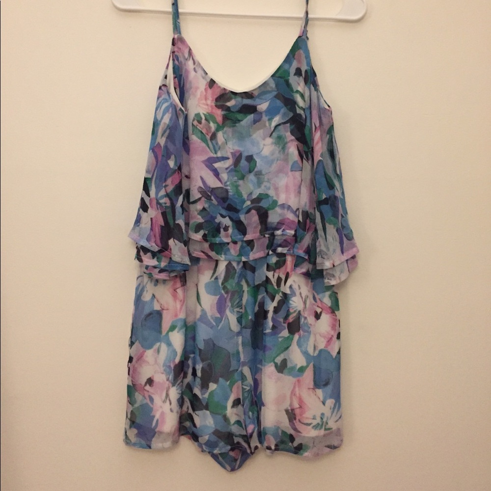 Jack Blue Floral Romper